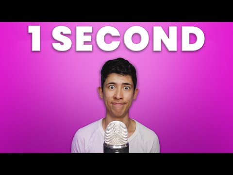 1 second ASMR for people with TERMINAL attention span.