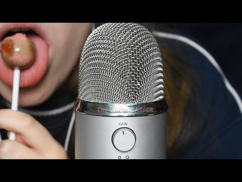 ASMR ♥ Lollipop Sucking | 3D Binaural ear to ear mouth sounds (NO TALKING)