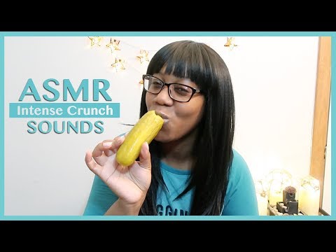 Asmr Pickle Eating- Intense Crunch Sounds