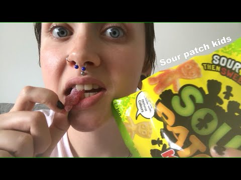 ASMR Sour Patch Kids [Candy Eating Sounds]