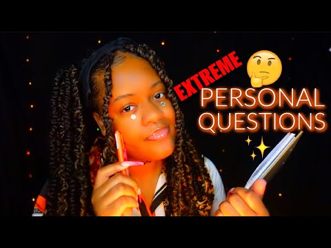ASMR ✨ASKING YOU EXTREMELY PERSONAL & UNCOMFORTABLE QUESTIONS🖊️🤔😅 (OMG...YIKES...)