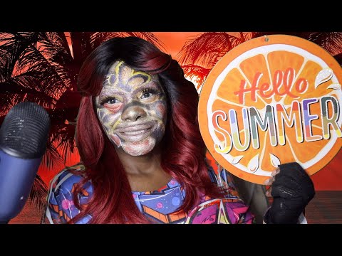 HELLO SUMMER TAPPING ASMR RELAXING SOUNDS
