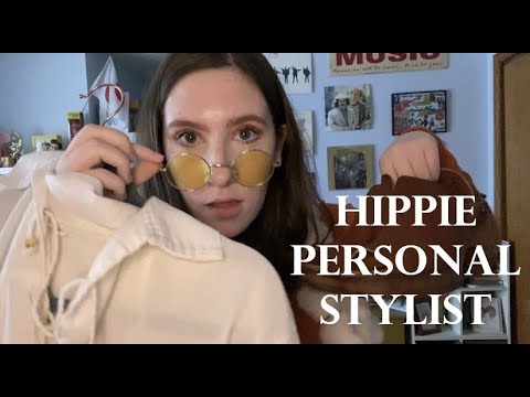 {ASMR} Personal Stylist -- Hippie Fashion!