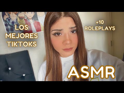 ASMR / MEJORES TIKTOKS DE ANNY ASMR (+10 ROLEPLAYS EN UN MINUTO)