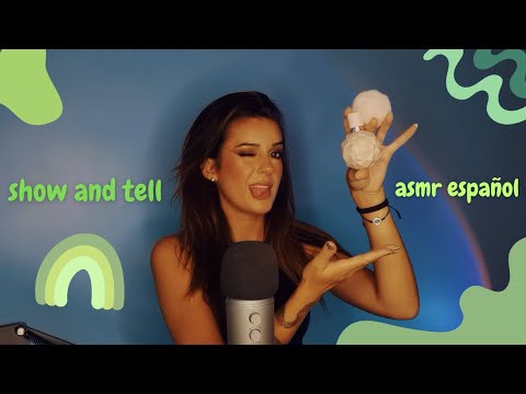 Show and tell / unboxing | ASMR Español