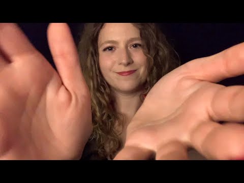 ASMR Reiki | Energy Pulling + Face Brushing + Soft-Spoken Whispers + Mouth Sounds + Hand Movements