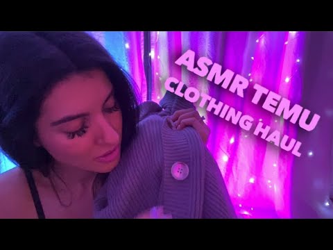 ASMR Temu Clothing Haul and Try On 🛍️