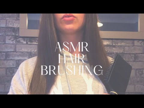ASMR HAIR BRUSHING (No talking)