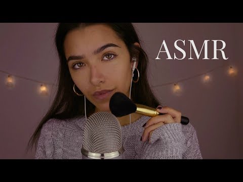 ASMR Let Me Make You Sleepy! Mic Brushing & Soft Singing (Low Light)