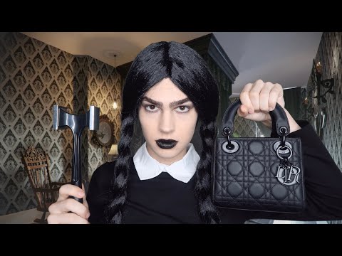 ASMR- Wednesday Addams |Whats In My Bag| 🔪