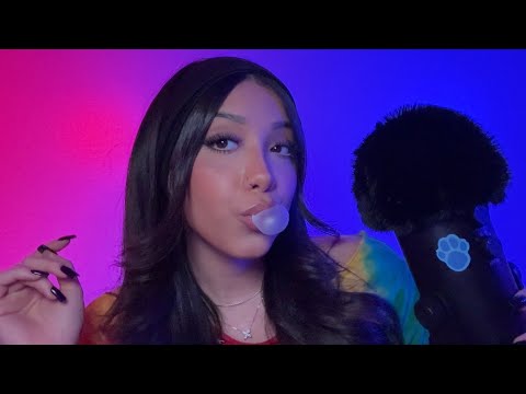 GUM CHEWING ASMR MOUTH SOUNDS 👄