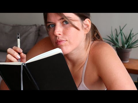 ASMR writing series - reconnect with your body & love yourself (whisper, video 3)