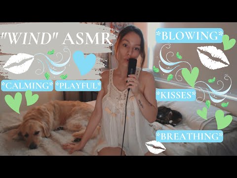 Breathplay ASMR | *Blowing* Affectionate "Wind" Gently In Your Ears (Includes Soft Moans & Kisses)