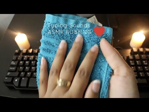 ASMR Keyboard Sounds While Rubbing/Tapping On Random Items!