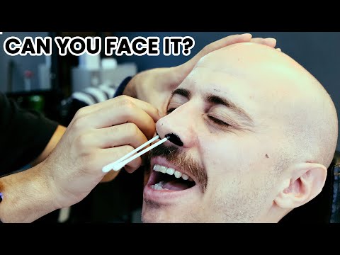 ASMR | PAIN MANAGEMENT and FACE PURIFYING at Veysel Young Barbershop