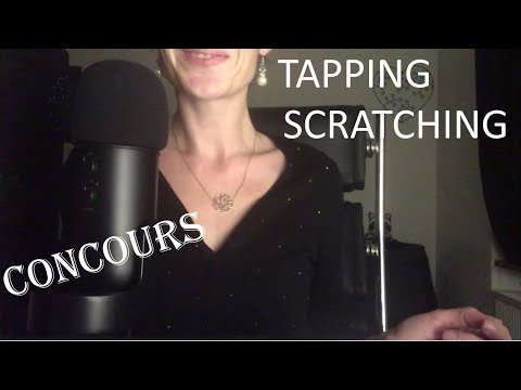 {ASMR} Concours + tapping + scratching