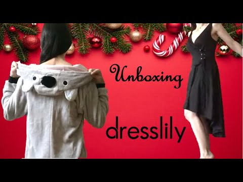 ASMR * Unboxing Dresslily * Tenue confortable pour soirée pyjama !