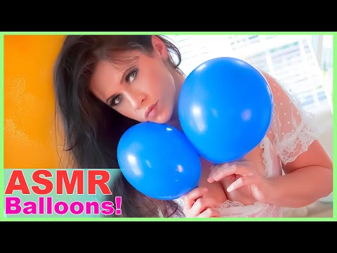 ASMR Balloons Blowing and Inflating NEW For Sleep