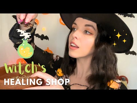 ASMR Good Witch Heals You ✨| Soft Spoken Roleplay, Negative Energy Removal ✨FANTASY, Halloween🧹