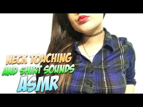 ASMR Neck Touching & Shirt Sound