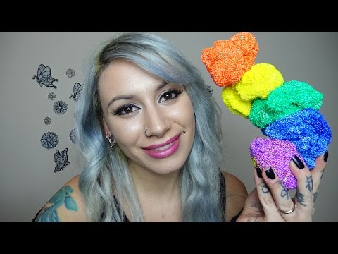 ASMR Play Foam for Tingles | Squishing & Sticky Sounds