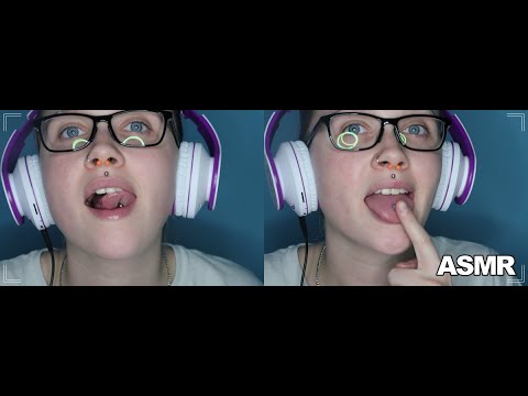 ASMR Tongue Swirling, Lip Flicking, Finger Licks + Thumb Sucking 👅