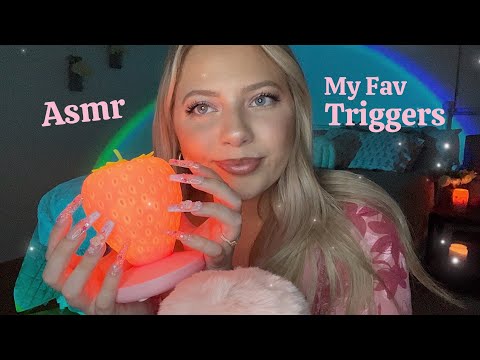 Asmr My Top Favorite Triggers for Sleep 😴 fall asleep fast to this tingly trigger assortment