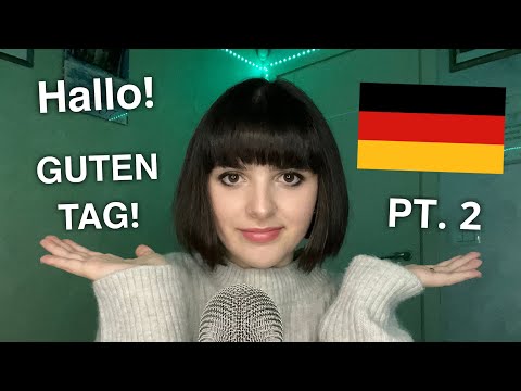 ASMR Teaching You Basic German 🇩🇪 (Ich lehre dich grundlegende Deutschkenntnisse) PT. 2