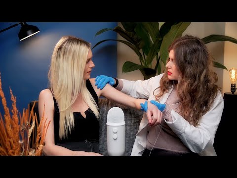 ASMR Medical Exam on a Real Person | Shoulder Pain & Cranial Nerve Examination "Unintentional Style"