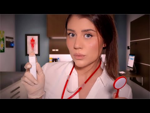ASMR Roleplay | Cranial Nerve Examination (French Accent) 🇫🇷
