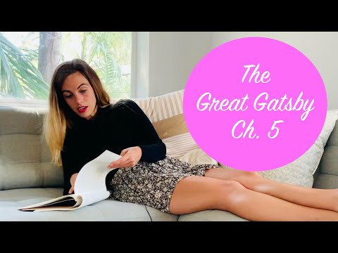 [ASMR] The Great Gatsby Ch 5 (soft reading, relaxing)