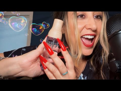 Come see what I got a Target ASMR Gum Chewing Haul w/ Long Nails Tapping