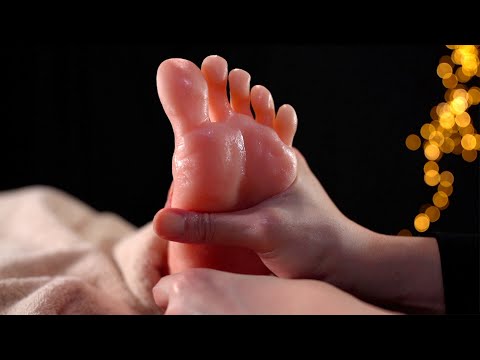 [ASMR]安眠のツボを押すフットマッサージサロン「足も眠 」- Deep Foot Massage For Sleep(No talking)