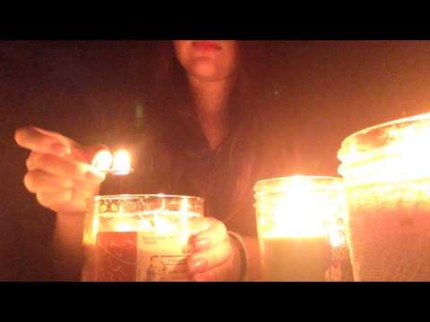 ASMR | Candle Relaxation + Match Lighting {Ear to Ear Tapping, Mouth Sounds, Scratching, Whispers }