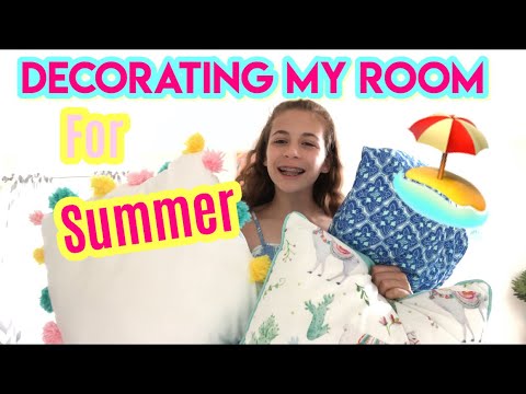 Decorating my room for SUMMER!🏖