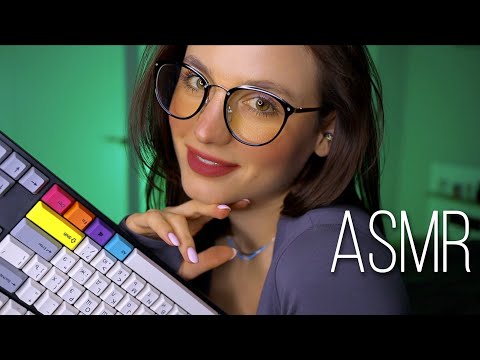 ASMR Office sounds Typing, Writing, Page Folding. No talking