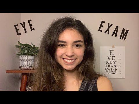 ASMR Eye Exam Roleplay | Soft Whisper and Tingly Hand Movements