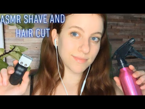 ASMR | Men’s Shave and Hair Cut Roleplay 💈| shaving cream, scissors, tapping, Clippers