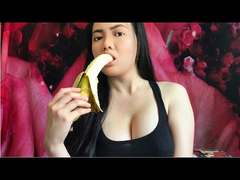 ASMR - eating a banana