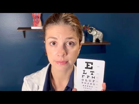 ASMR Eye Doctor Medical Exam For Sleep 💤 (Cranial Nerve Exam, Head to Toe Soft Spoken Role-play)