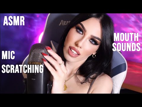 ASMR - Mic Scratching & Fast Mouth Sounds