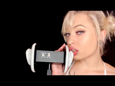 3Dio ASMR Ear Eating (Slow & Sensual Licking/ Nibbling)