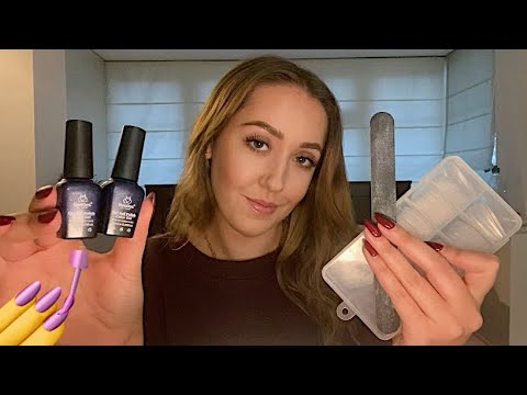 ASMR Manicure - Painting Your Nails For Christmas 💅