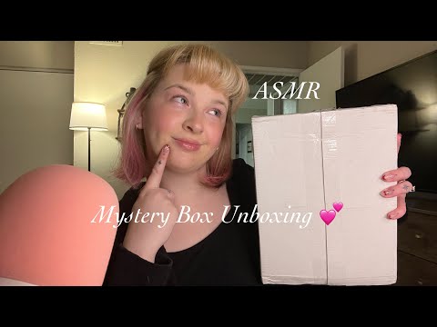 ASMR 💕 Mystery Box Unboxing (Sanrio, Mymelody, tapping)
