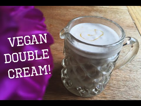 Vegan Double/Whipped Cream | Just 3 Ingredients!