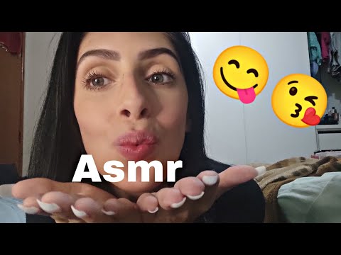 ASMR | LIKING AND KISSING VOCE 🥰 😛💦 #mouthsounds #relax #sonsdeboca