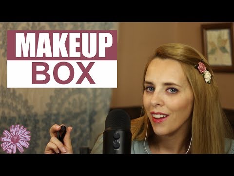 ASMR - MAKEUP BOX | 💄Box, Brush, Container of Makeup 💄| Whispers, Tapping, Brushing