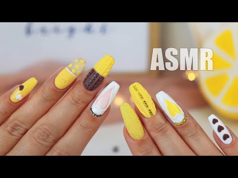 ASMR NAIL ART Tutorial Design & Ideas 💅 Whisper Tapping | АСМР Шепот МАНИКЮР Дизайн ногтей 2021