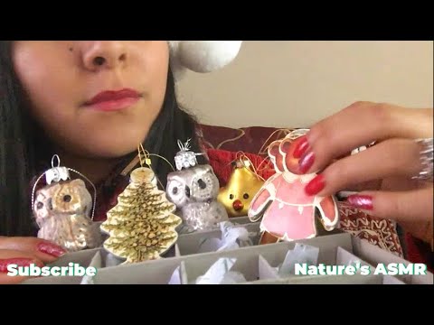 ASMR CHRISTMAS STORE ROLEPLAY, PERSONAL ATTENTION, TAPPING, SHOW AND TELL