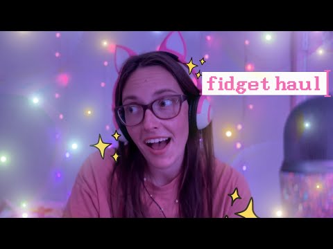 asmr softly spoken fidget haul and review